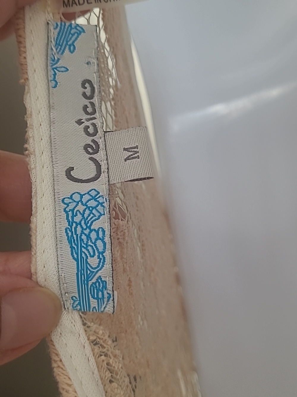 Cecico Sleeveless Lace Midi Dress in Light Beige #025704 - Picture 5 of 5